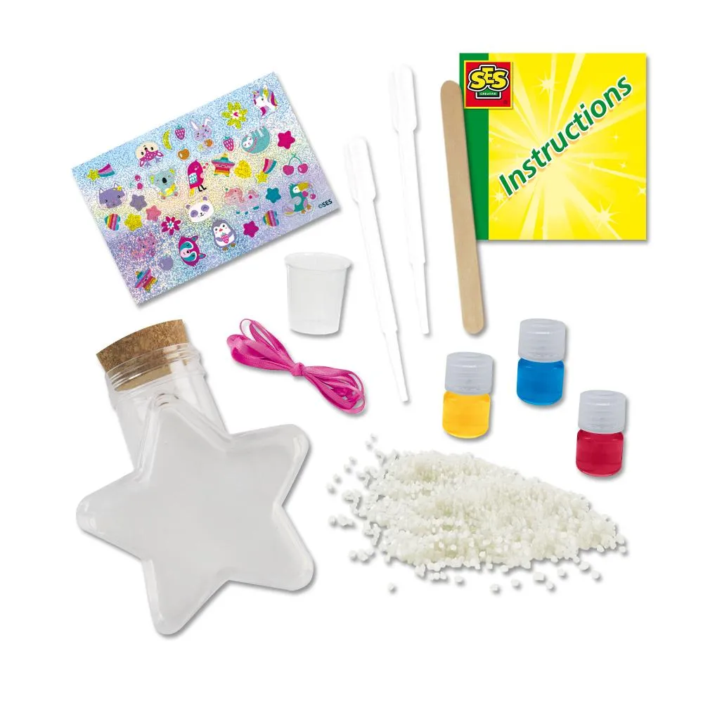SES Creative Galaxy badesalt lab stjerneflaske duft