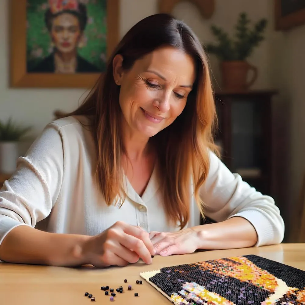 SES Creative Beedz Art Vilde Blomster strygeperler 1600 stk 3D