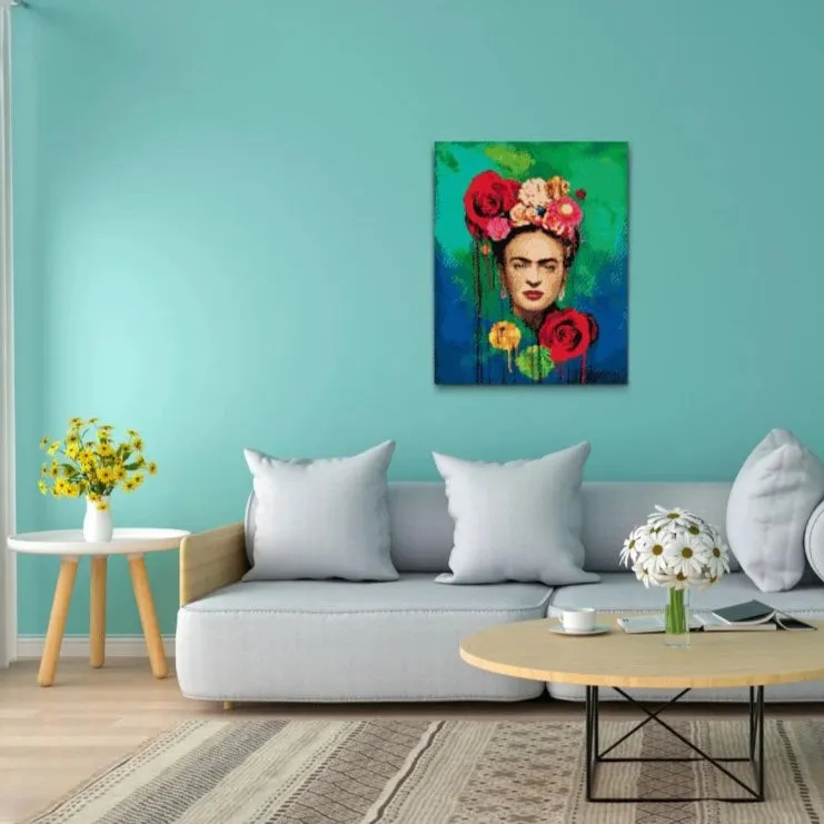 Road2Art Frida Kahlo diamond paint 40x50 cm runde