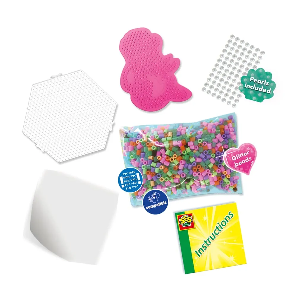 SES Creative Beedz Havfrue Ocean strygeperler 4000 stk glitter