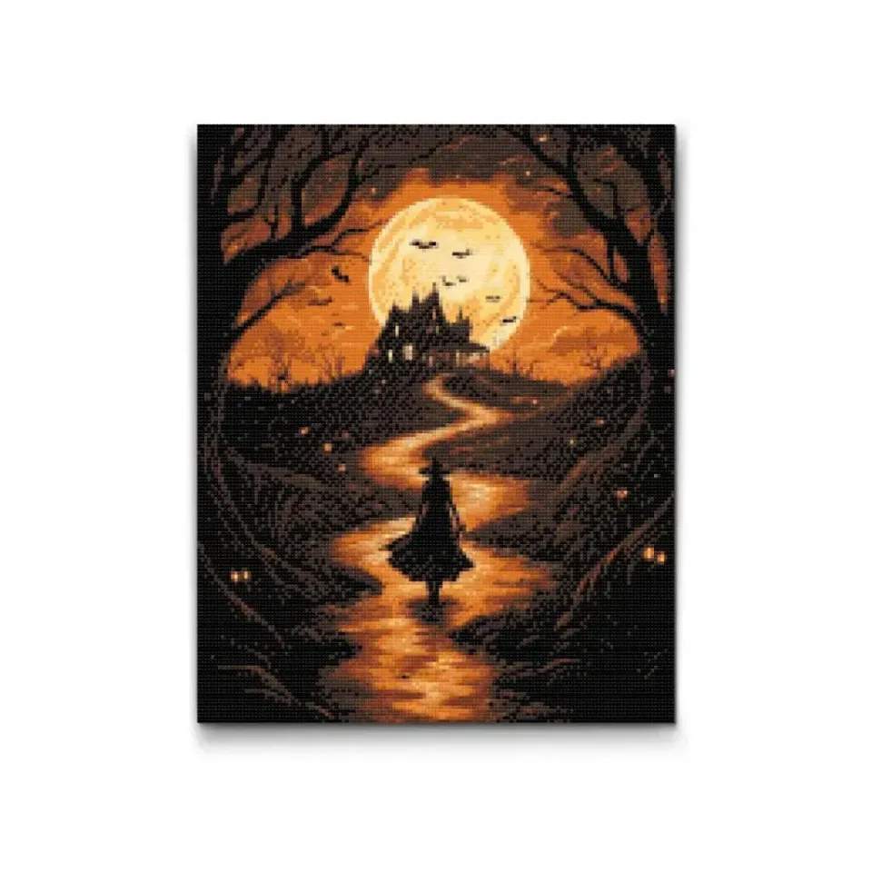 Road2Art Heksevejen diamond painting 40x50 runde
