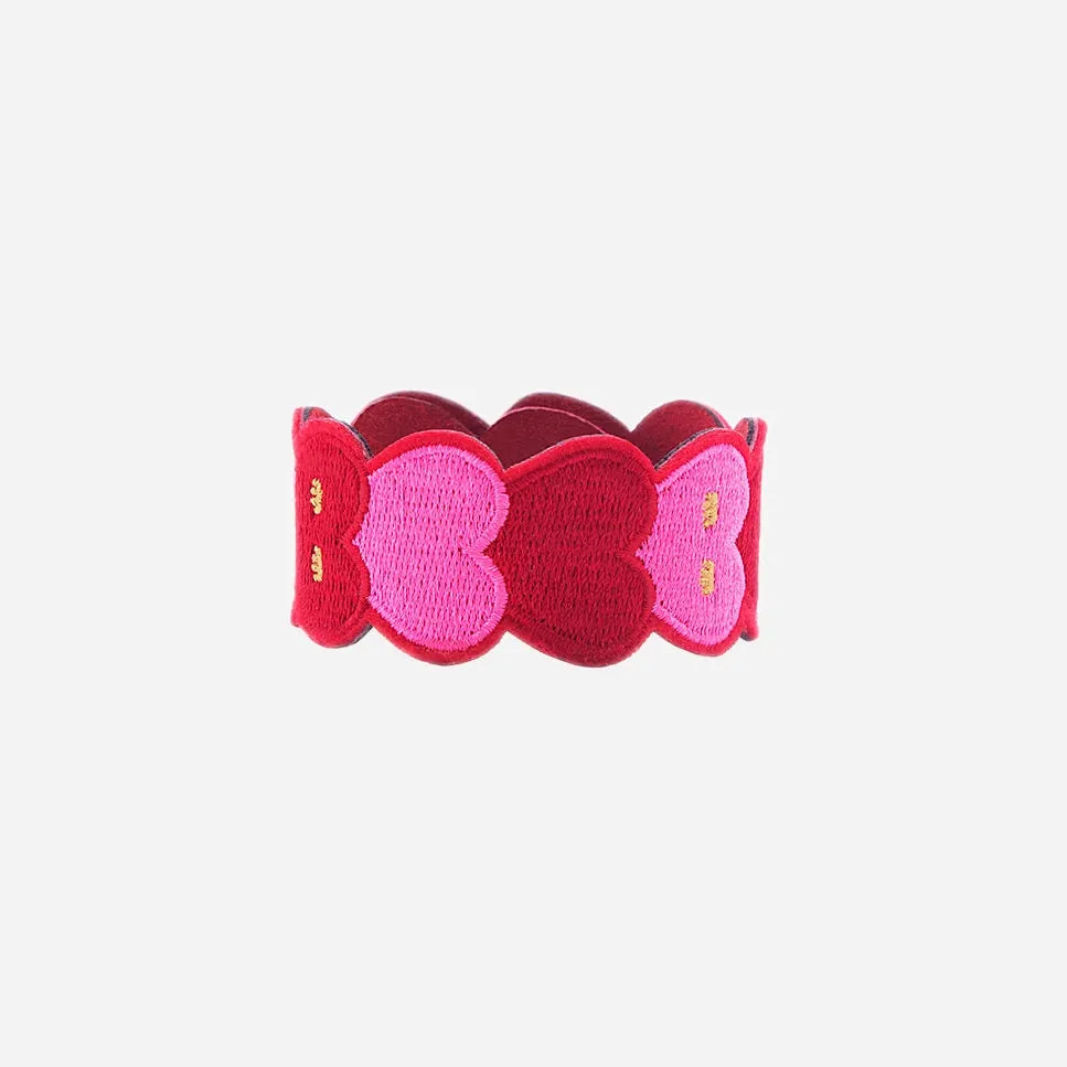 OMY Amour Pink armbånd broderet one size
