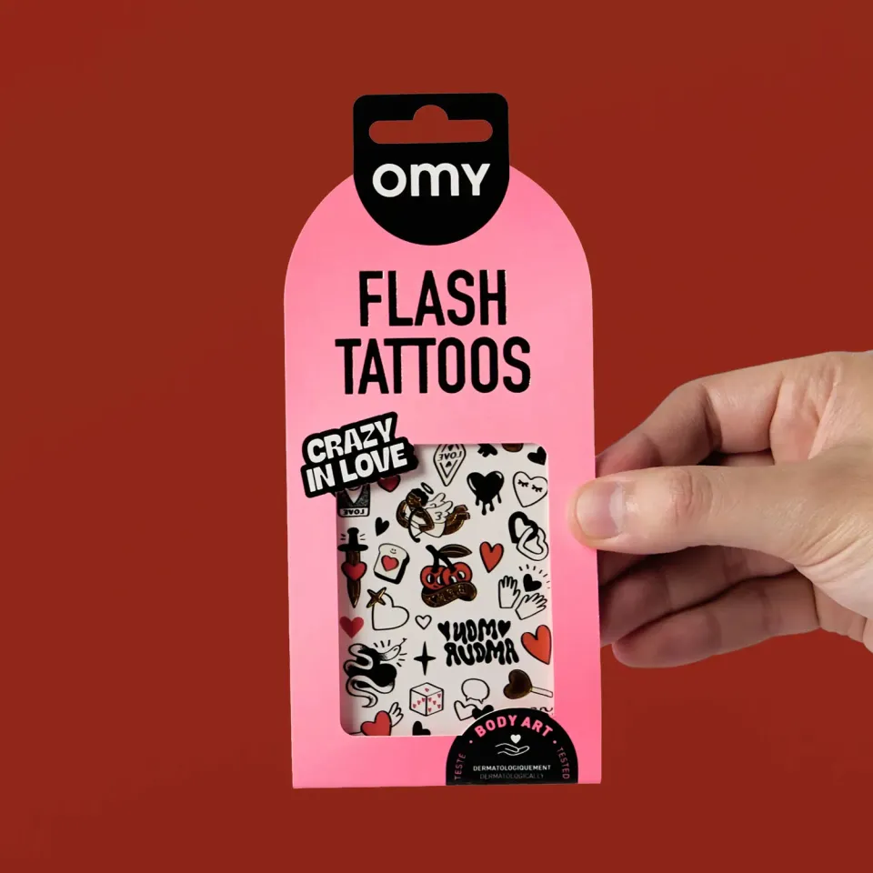 OMY Crazy In Love tatoveringer midlertidige 46 stk