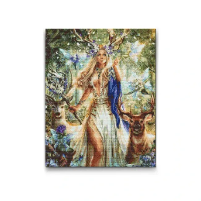 Road2Art Skovens Gudinde diamond painting 30x40 cm