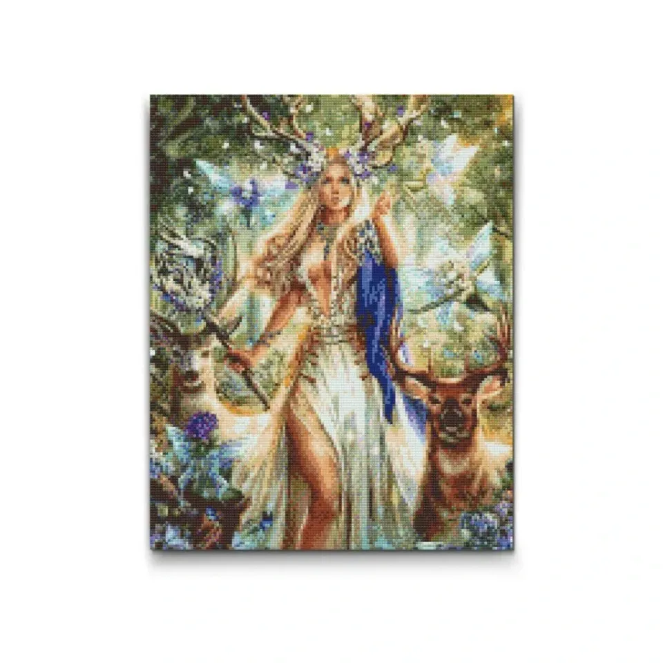 Road2Art Skovens Gudinde diamond painting 30x40 cm