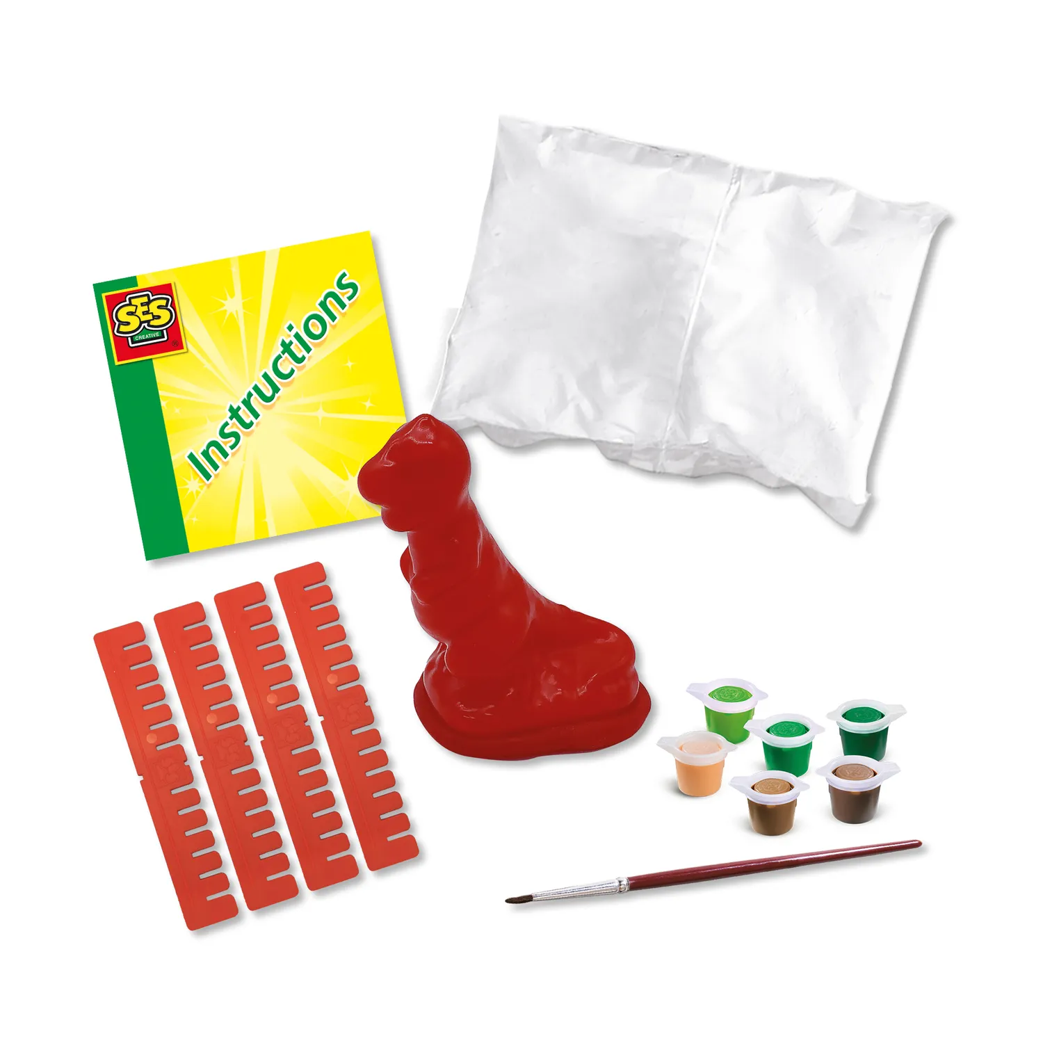 SES Creative Støb og mal T-Rex gipssæt