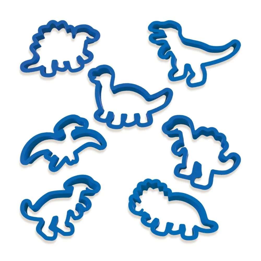 SES Creative dino udstiksforme ler 7 stk små hænder