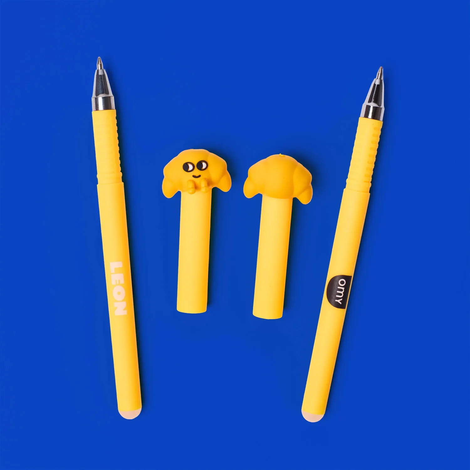 OMY Pen Buddies kuglepenne Leon Miky 2 stk sletbare