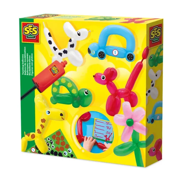 SES Creative Modelballoner sæt 10 stk med pumpe