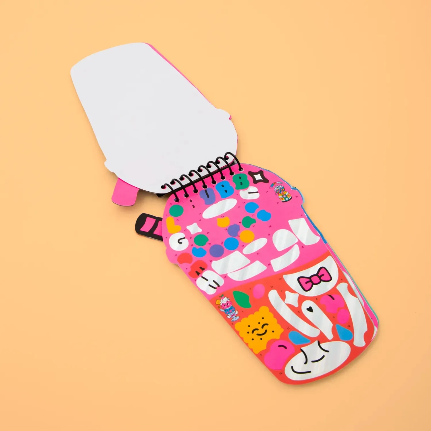 OMY Travel Box Kawaii kreativ boks med tuscher
