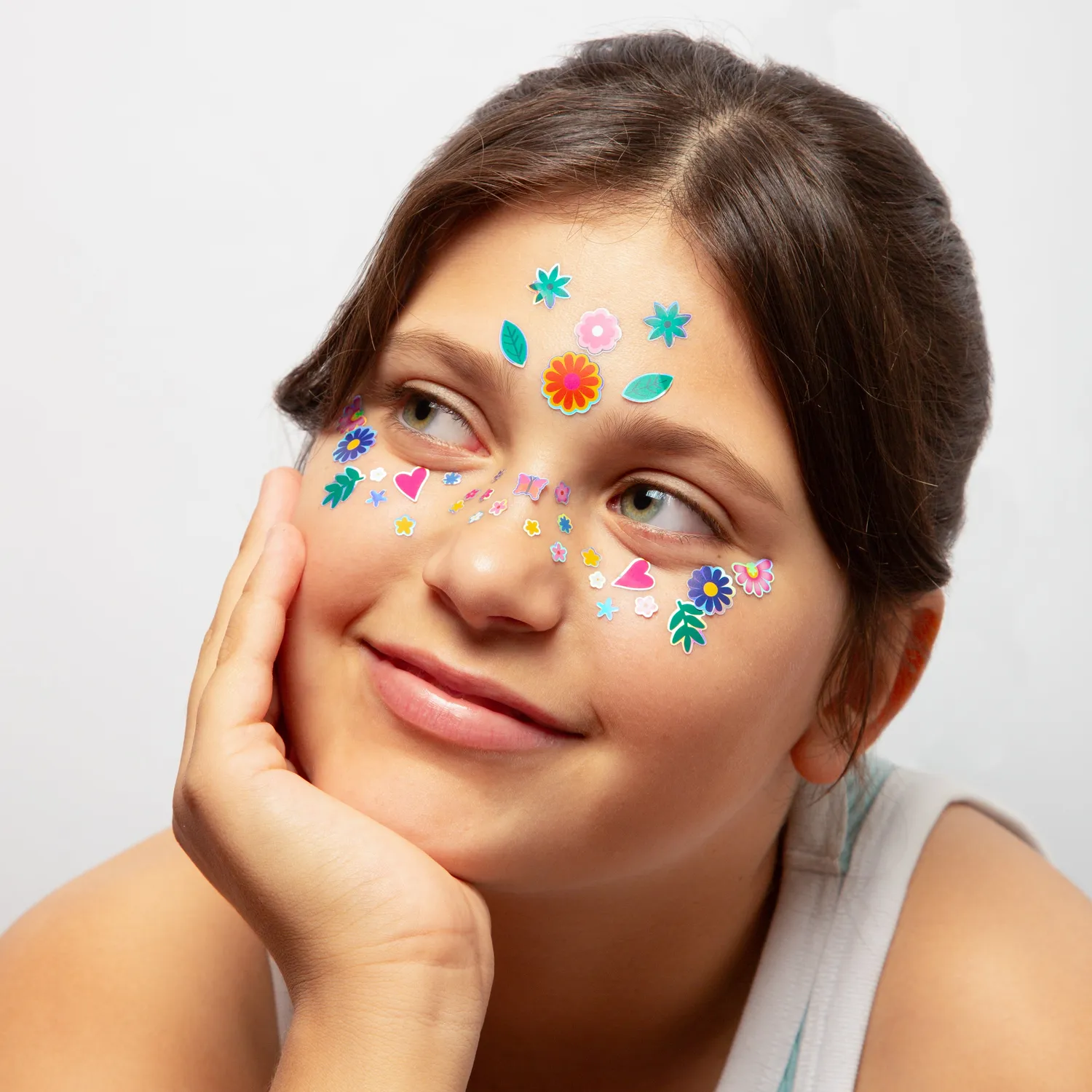 OMY Face Stickers Flower ansigtsstickers 85 stk repositionerbare
