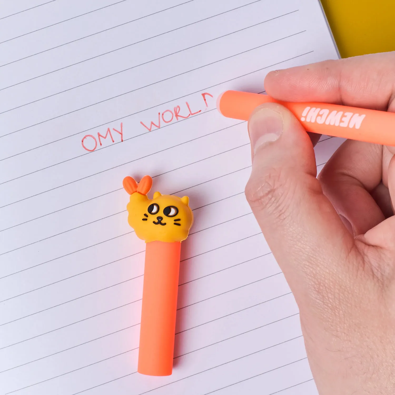 OMY Pen Buddies Mewchi Noo penne 2-pak