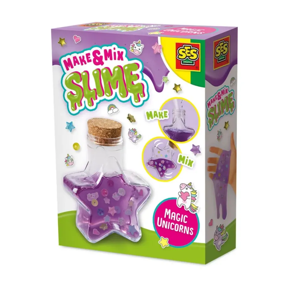 SES Creative Make Mix Slime enhjørning lilla slim