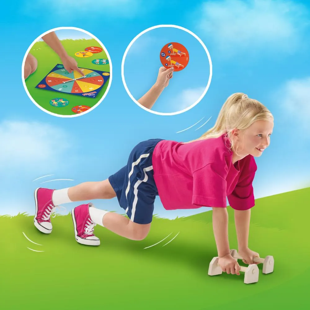 SES Creative Fitness fun fitnessæt 24 øvelser træ