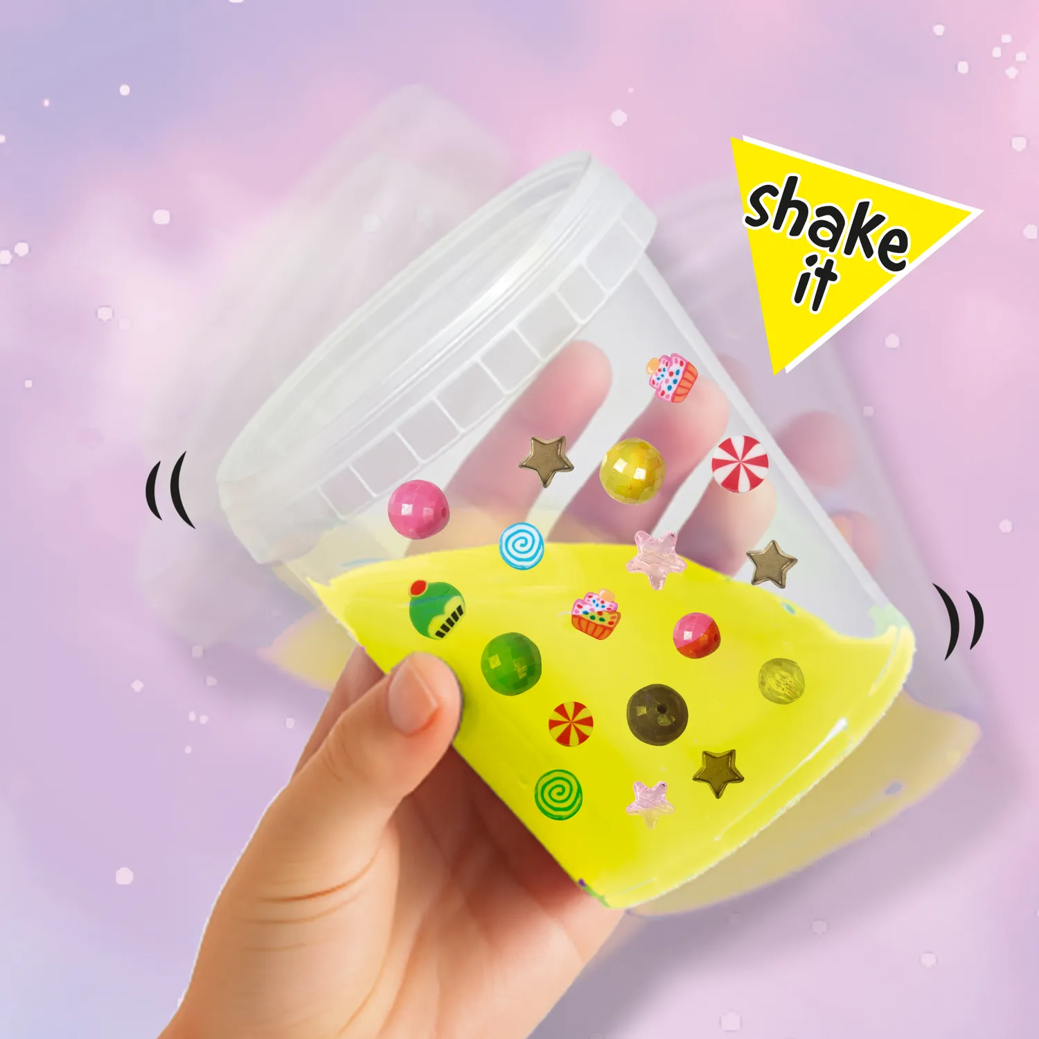 SES Creative Shake-a-Slime Candy Shop slim 200 g med shaker