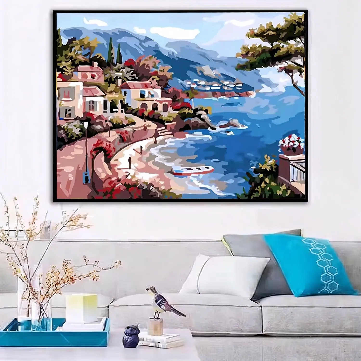 craftsy.dk By ved Havet mal efter tal 40x50 cm uden ramme