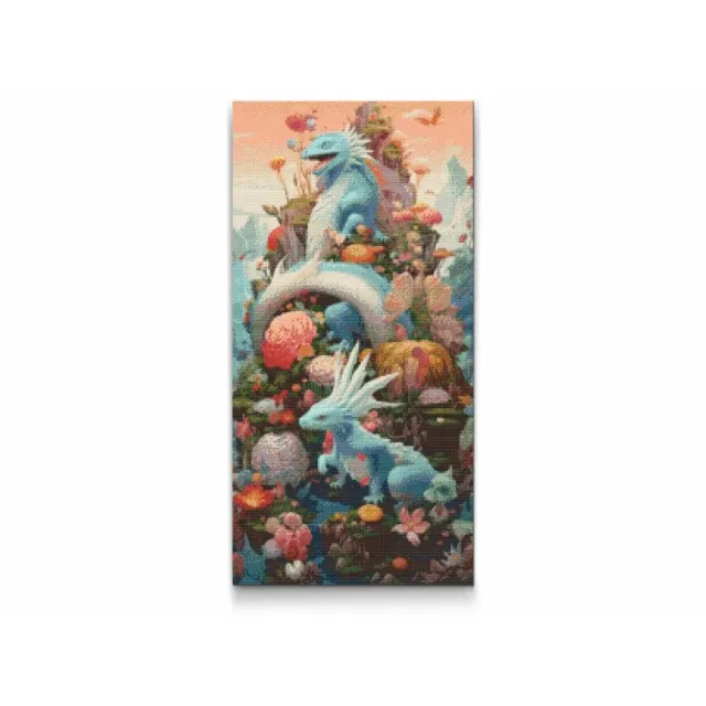 Road2Art Dragens Hule diamond painting 40x80 cm