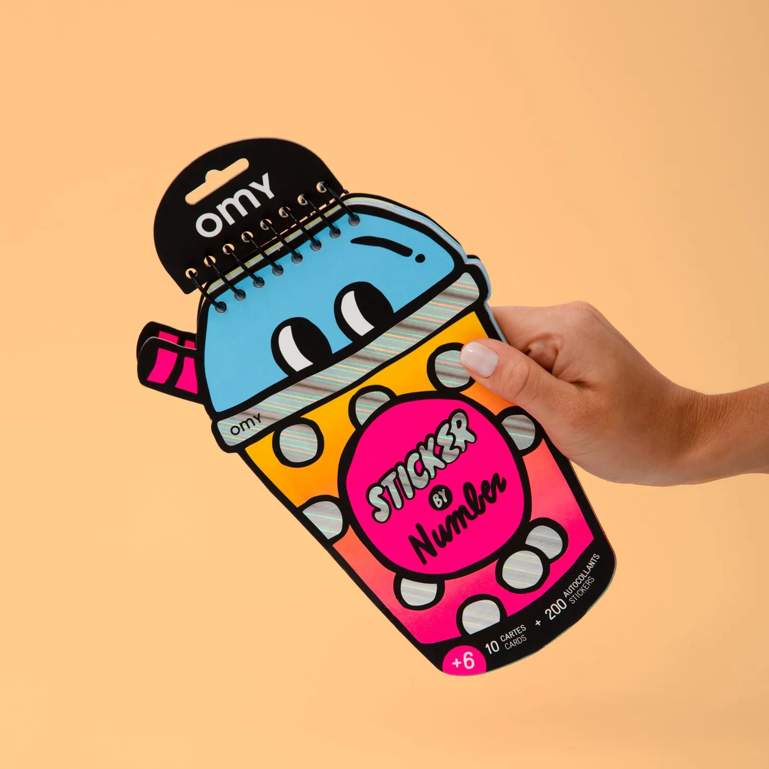 OMY Bubble Tea klistermærkebog 200 stickers