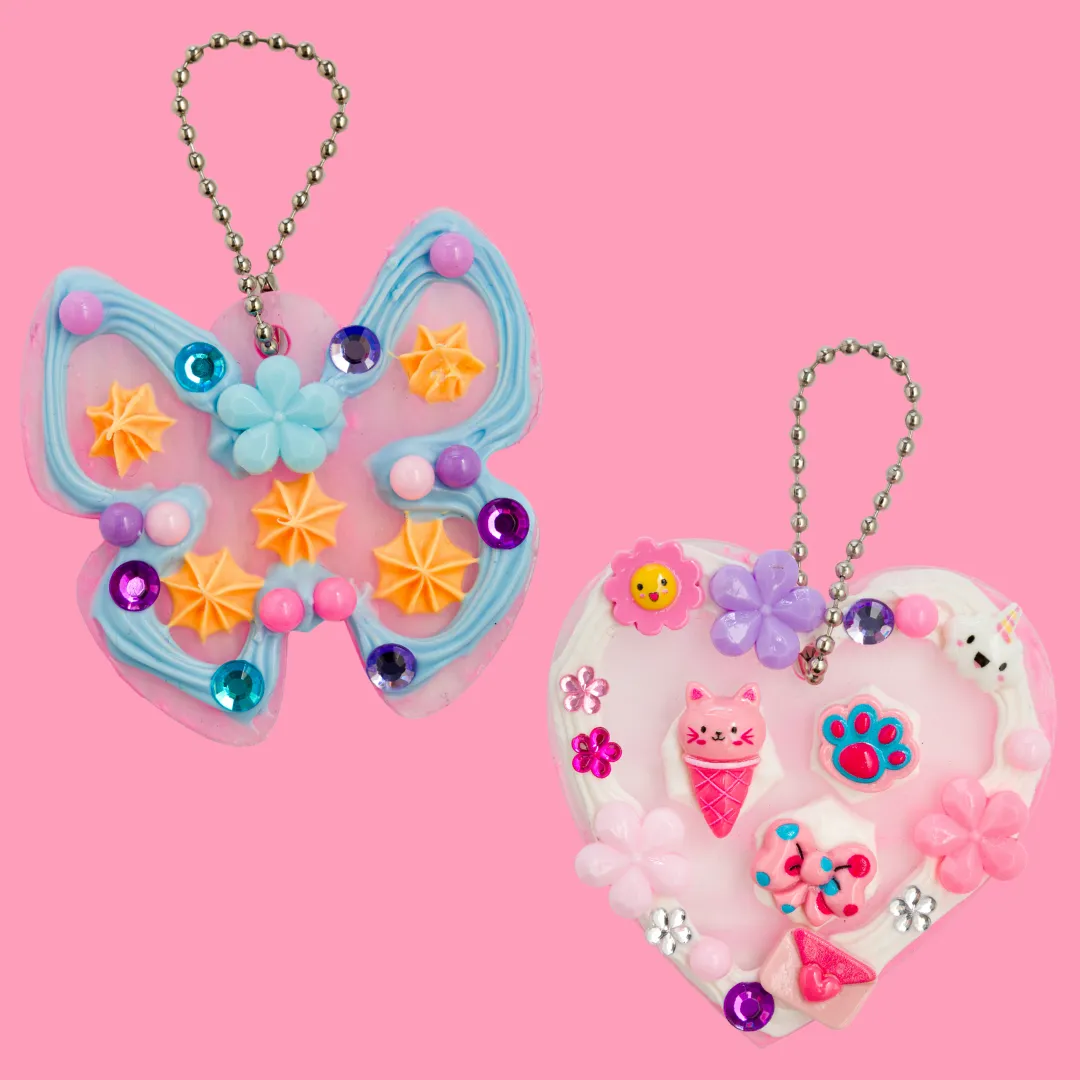 Decoden Magic Mini Pretty Kitty Bag Charms DIY-sæt 2 stk