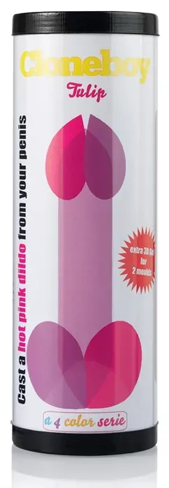 Cloneboy Tulip Hot Pink dildosæt pink silikone