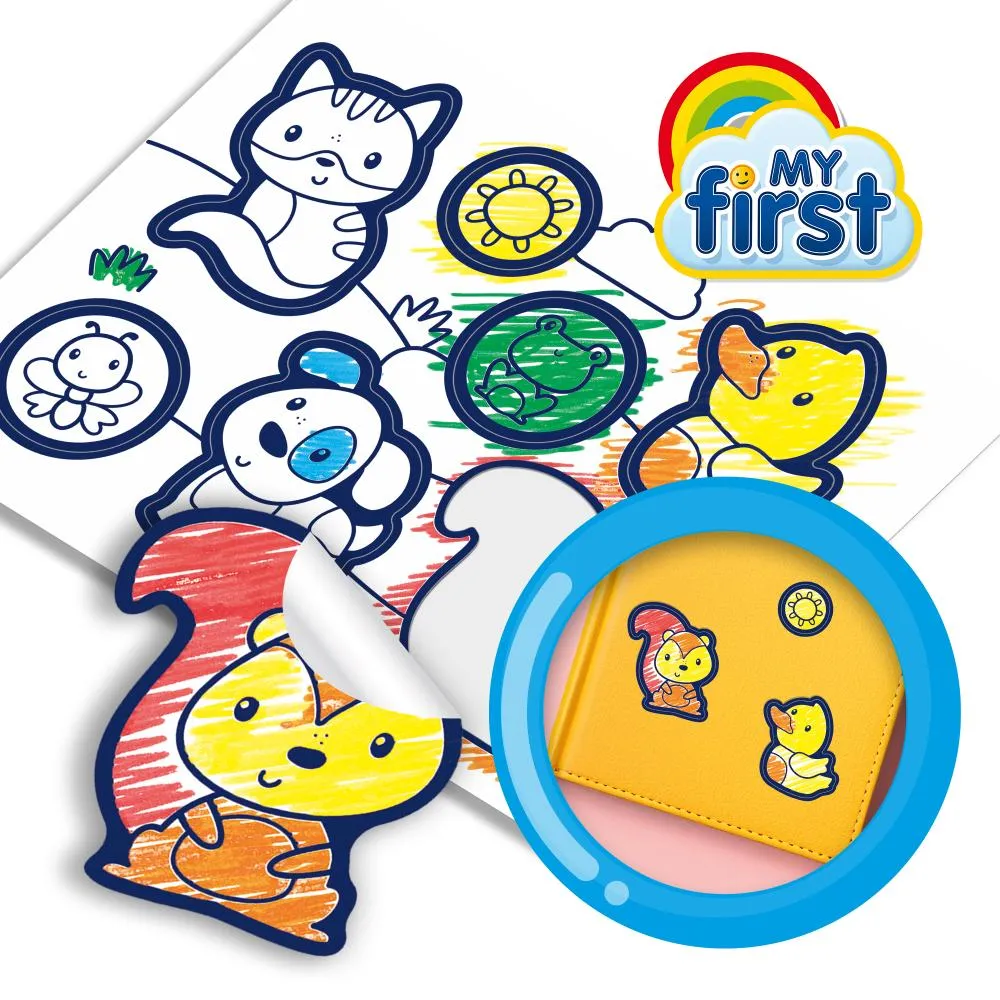 SES My First Stickers klistermærker 26 stk + tusser fra 1 år