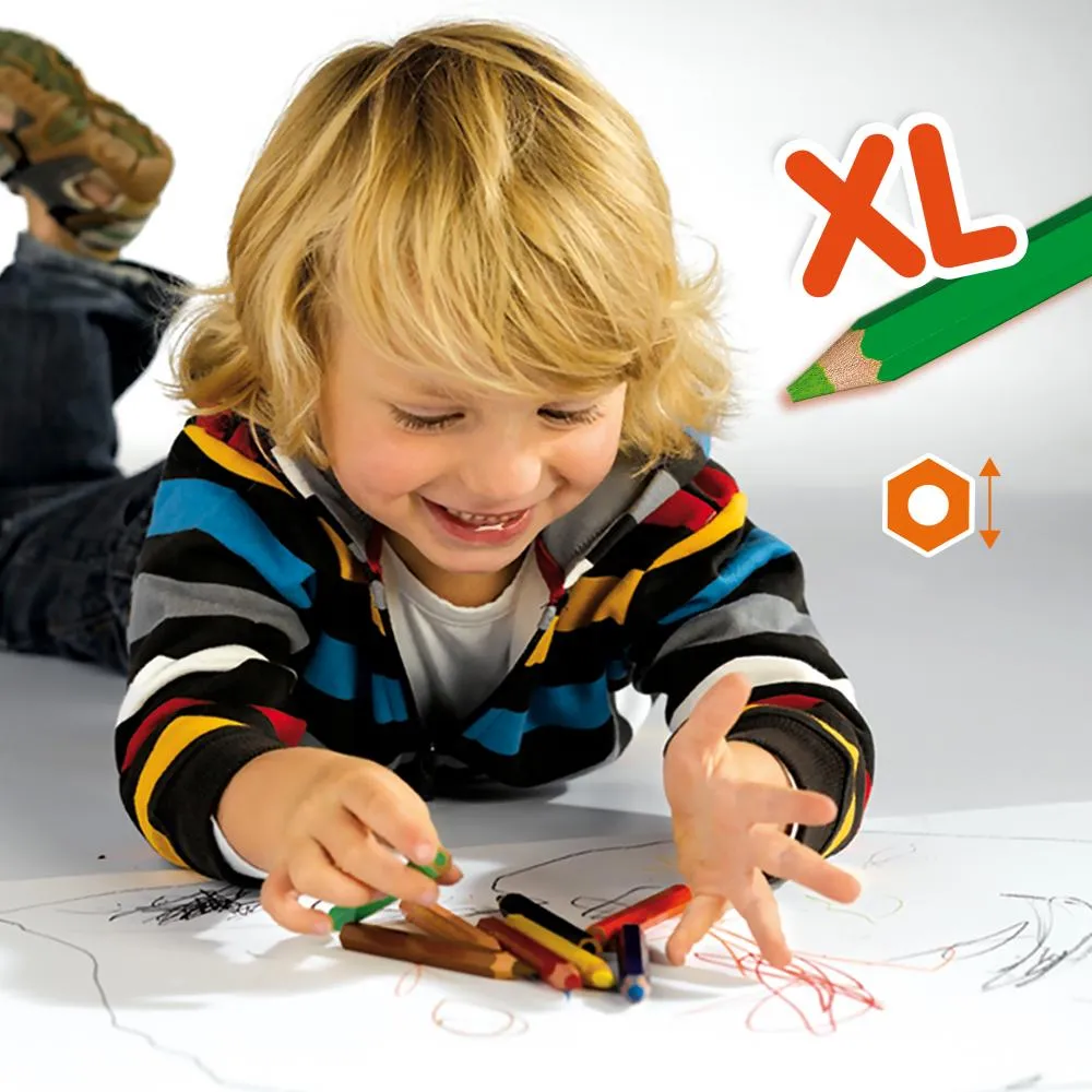 SES My First farveblyanter XL 8 stk fra 1 år