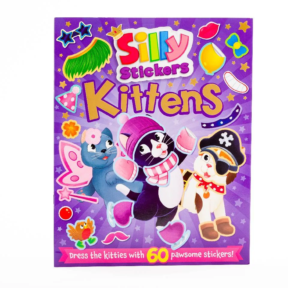Decoden Magic Silly Stickers Kittens klistermærkebog katte