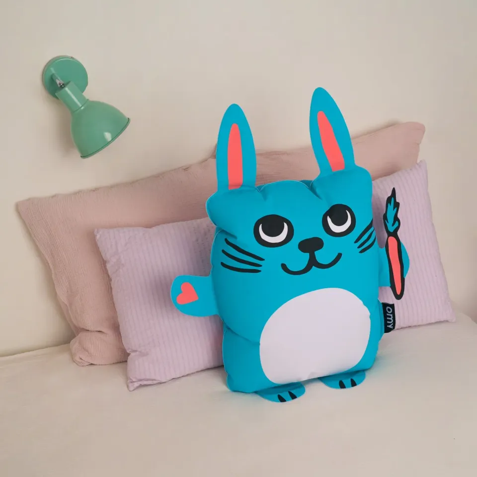 OMY Bunny oppustelig kæmpepude kanin