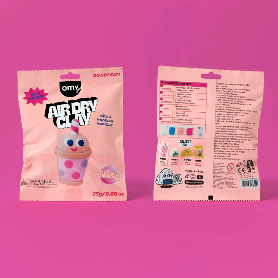 OMY Bubble ler lufttørrende mini kit bubble tea