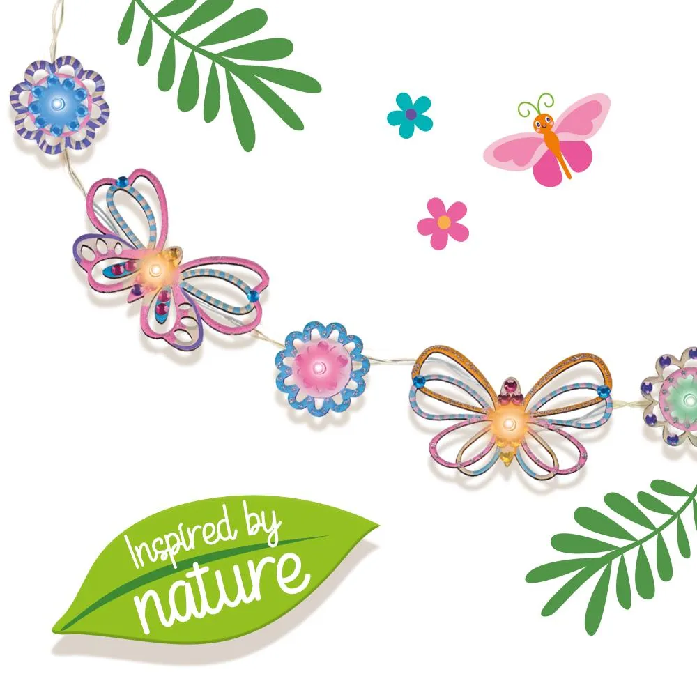 SES Creative Inspired by Nature lyskæde 8 figurer LED
