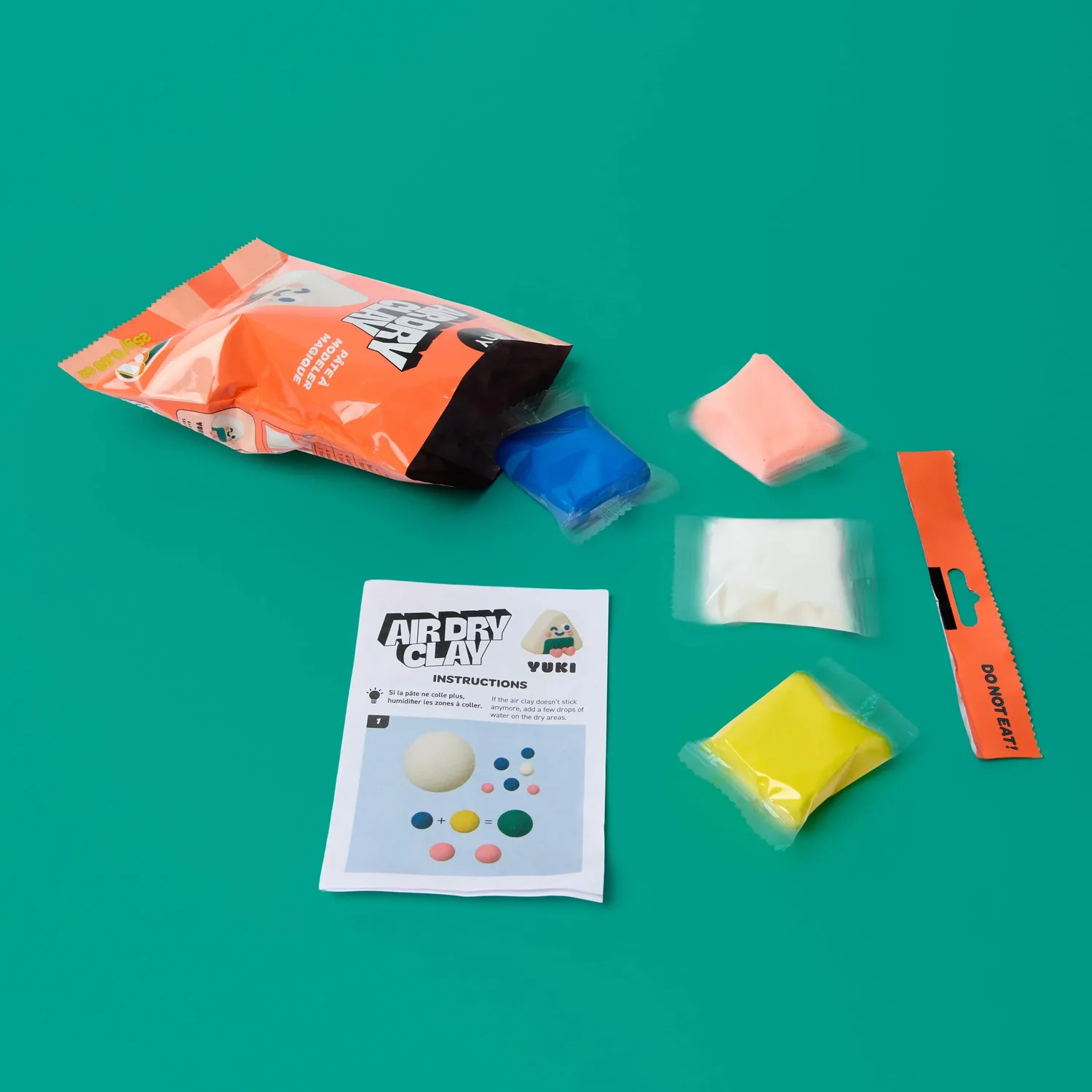 OMY Air Dry Clay modellervoks 4 kits figurer