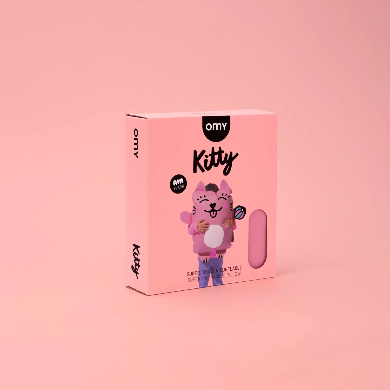 OMY Kitty oppustelig pude kæmpe