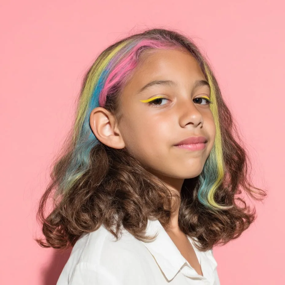 OMY Hair Chalk hårkridt rainbow 6 stk vaskbar
