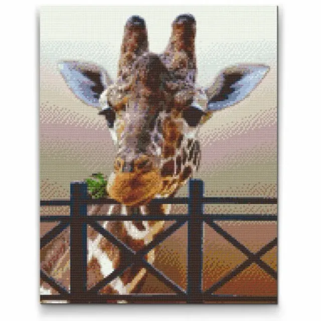 Road2Art Giraf diamond painting 30x40 cm