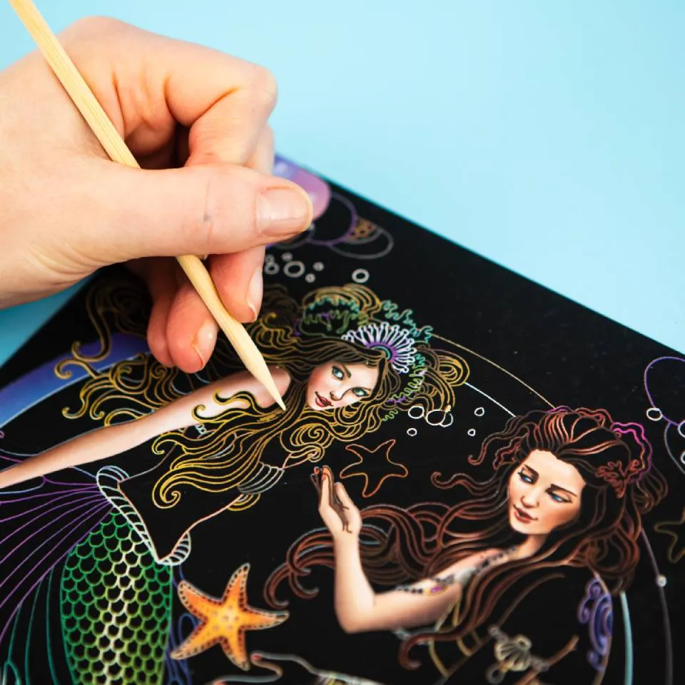 Decoden Magic Picture Etch Underwater Worlds skrabebog