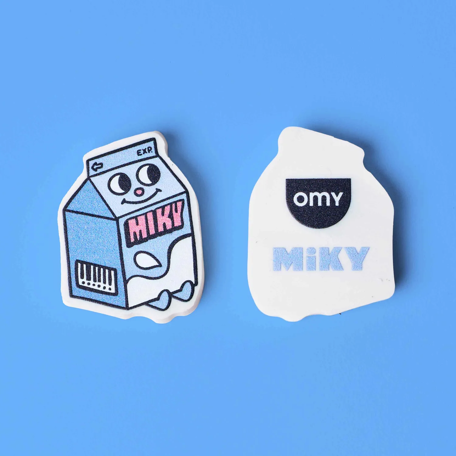 OMY Eraser Buddies Miky viskelæder mælk duft