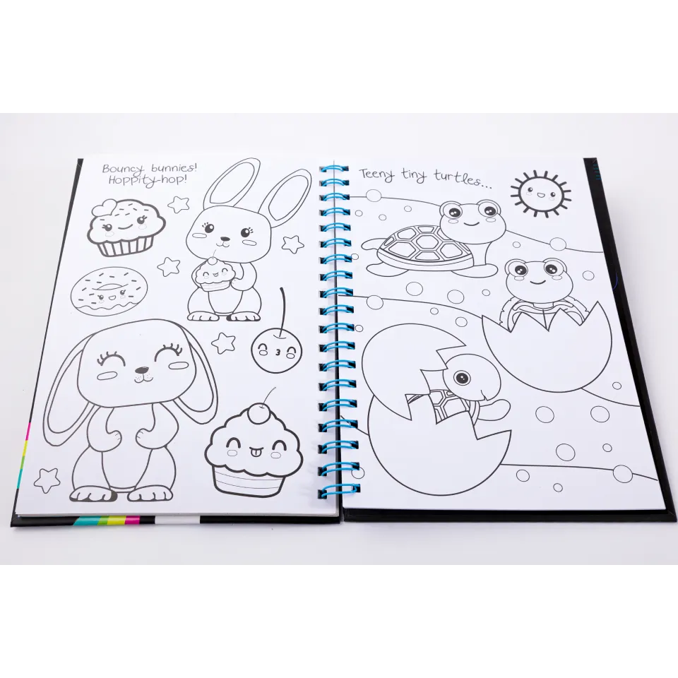 Decoden Magic Scratch Art Sparkles Baby Animals kradsebog dyr