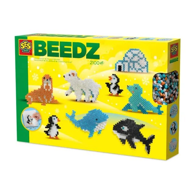 SES Creative Beedz perlesæt 2100 stk pooldyr