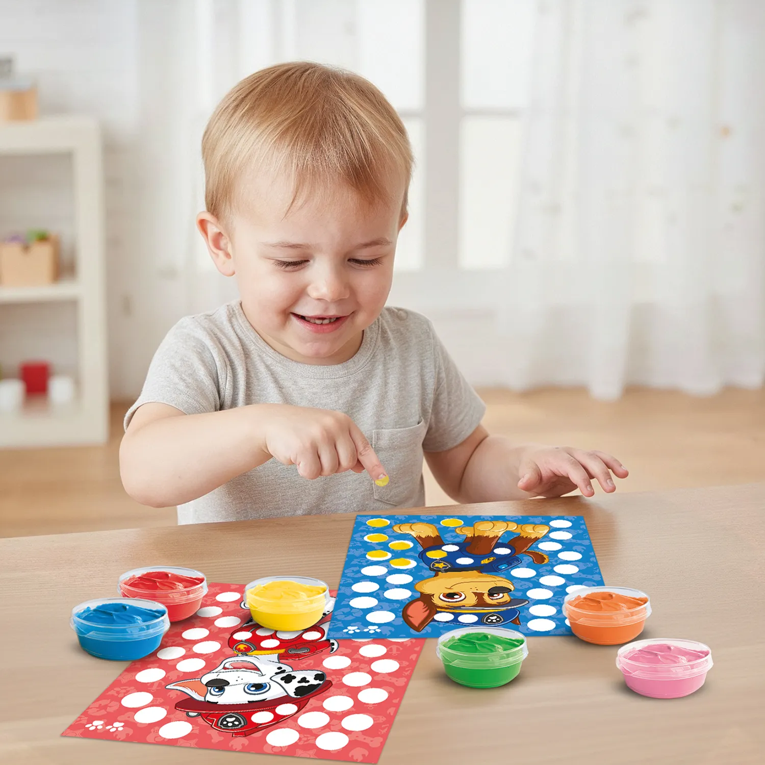 SES Creative Paw Patrol Fingerfarve sæt 18 kort