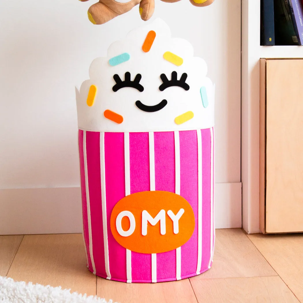 OMY Tidy Bag Yummy opbevaringskurv filt