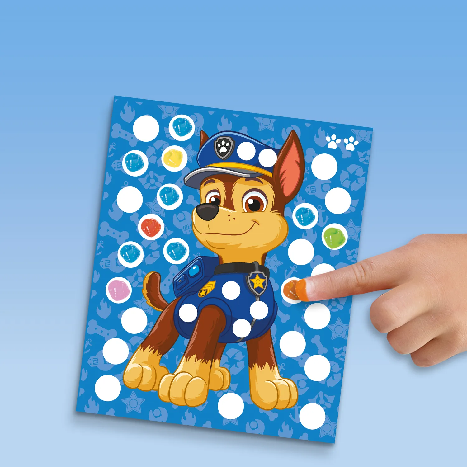 SES Creative Paw Patrol Fingerfarve sæt 18 kort