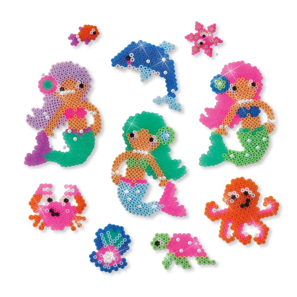SES Creative Beedz Havfrue Ocean strygeperler 4000 stk glitter
