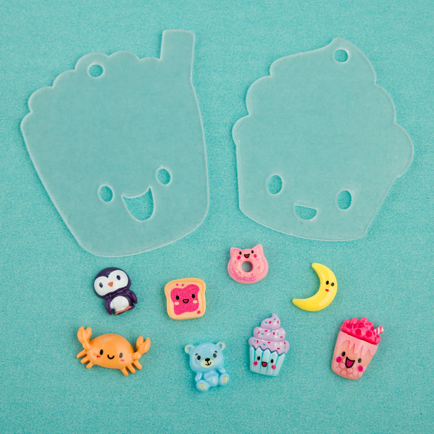 Decoden Magic Mini Cute Kawaii Bag Charms DIY-sæt 2 stk
