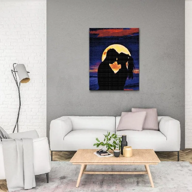 Road2Art Romantik Ved Solnedgang diamond painting 30x40