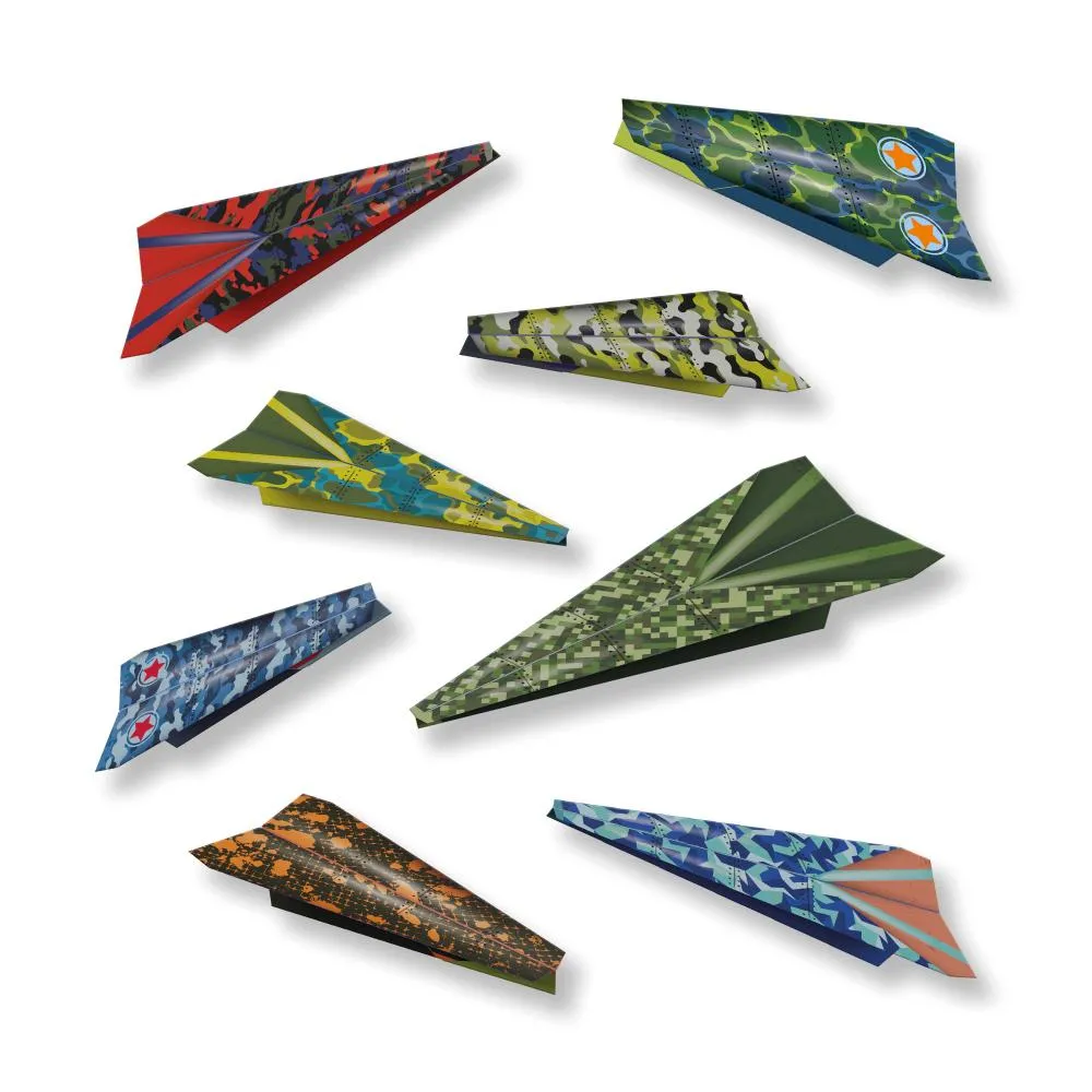 SES Creative papirflyversæt med affyringsrampe 8 ark