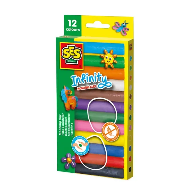 SES Creative Infinity Dough modellervoks 12x15 g