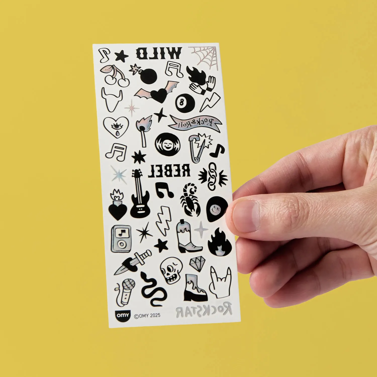 OMY Flash Tattoos tatoveringer 4 ark