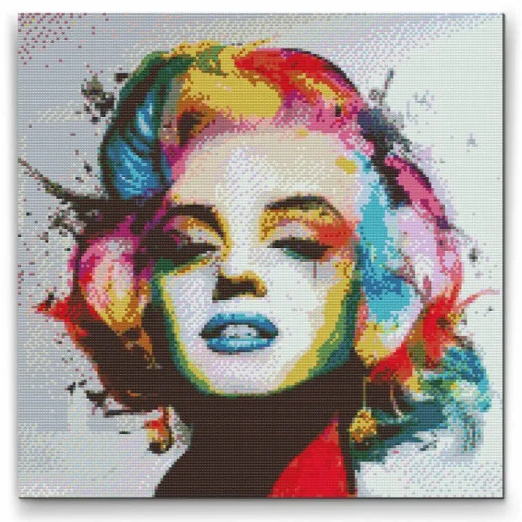 Road2Art Marilyn Monroe diamond paint 50x50 cm 5D