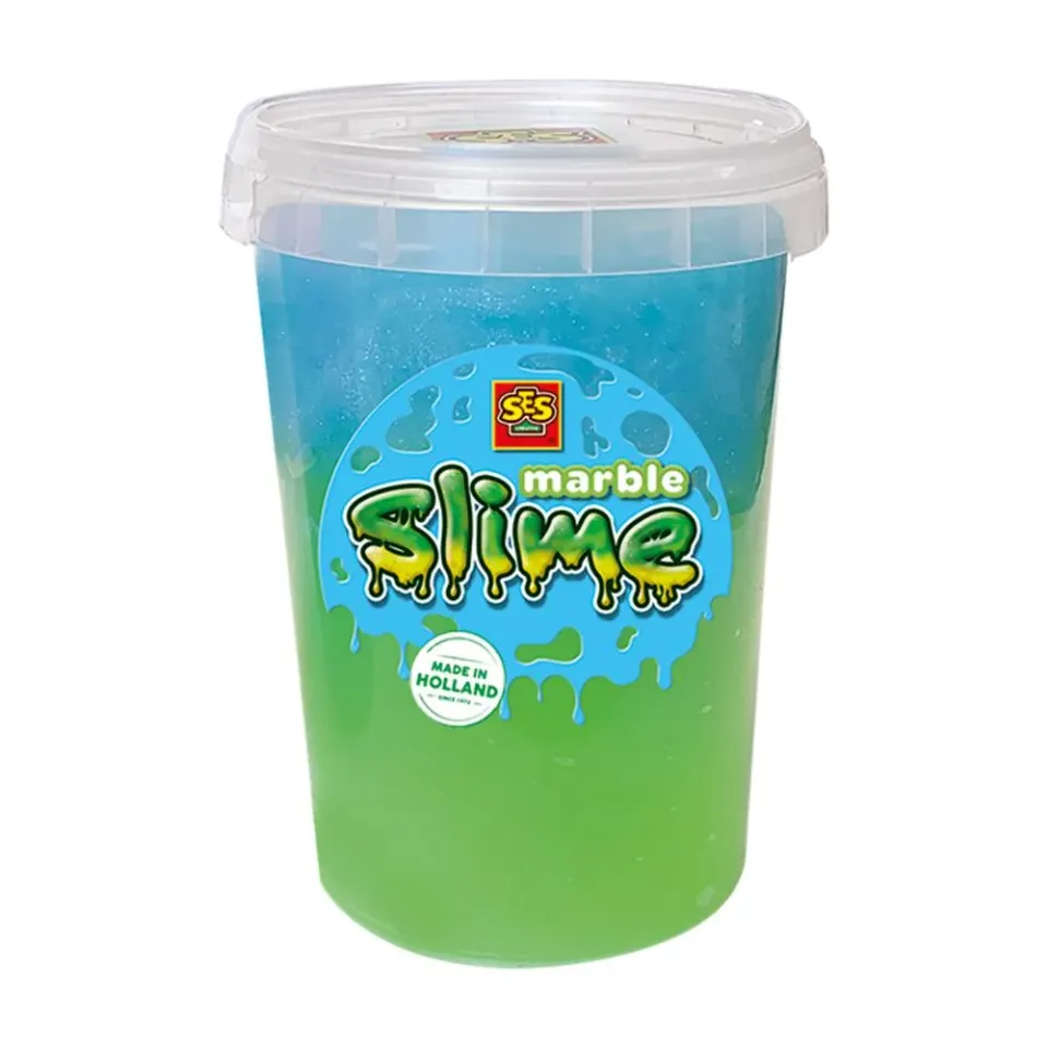 SES Creative Marble Slime slim grøn blå 200 g