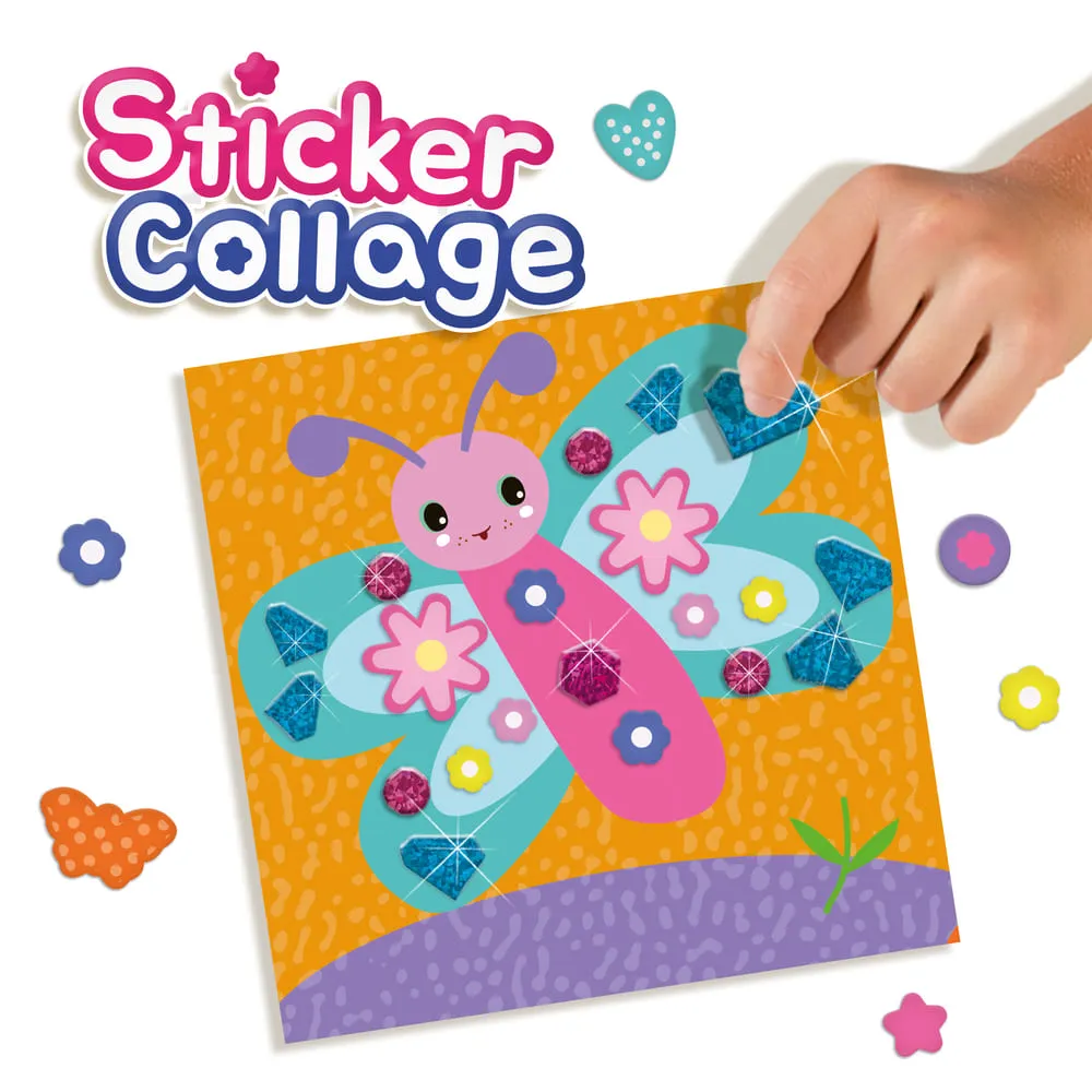 SES Creative Sticker Collage klistermærkesæt dyr
